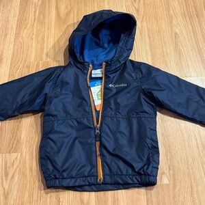 NEW Columbia Toddler Boy’s Rain Jacket - Blue - 2T